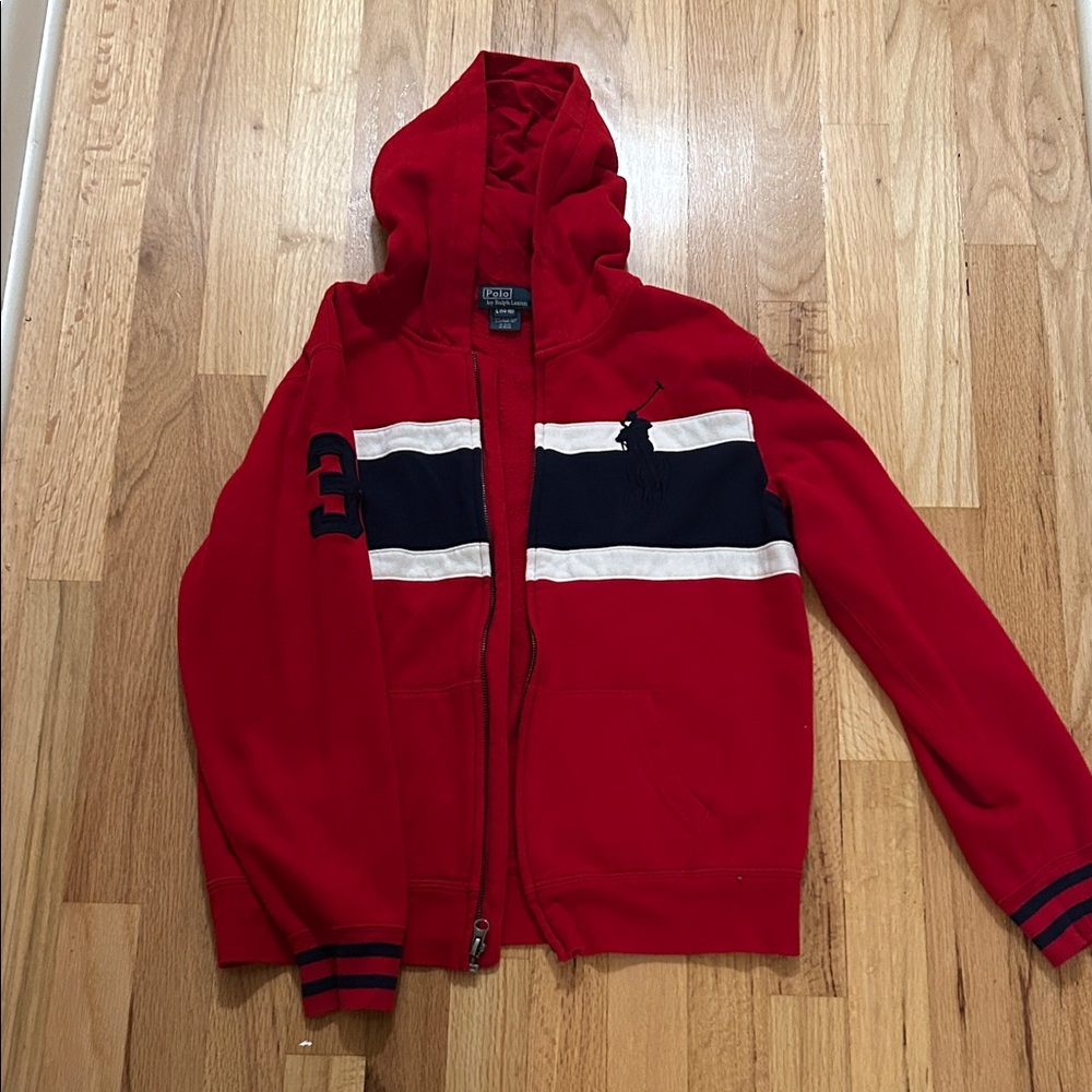 Ralph Lauren Red and Navy Kids Jacket